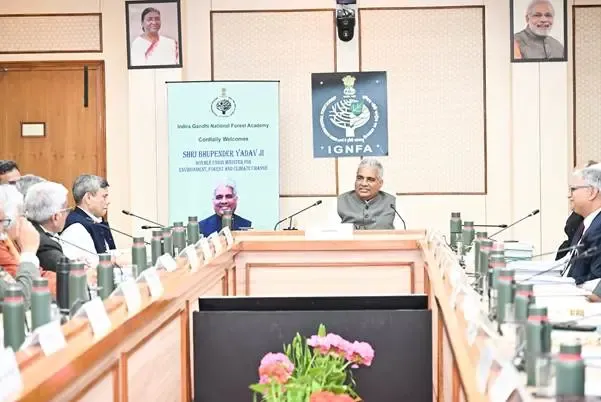 Union Environment Minister Bhupender Yadav Reviews Infrastructure Proposals Impacting Wildlife Conservation