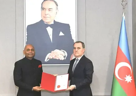 India's New Ambassador Abhay Kumar Strengthens Ties with Azerbaijan FM