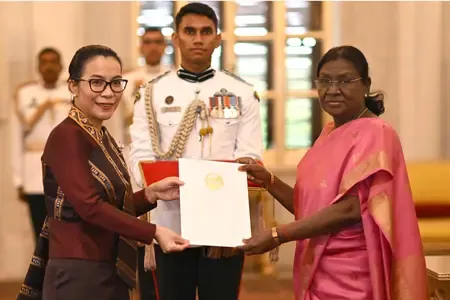 President Murmu Accepts Credentials from 4 Envoys at Rashtrapati Bhavan