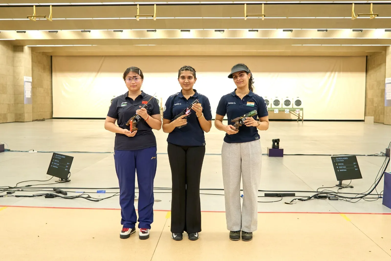 Esha Singh wins gold, Manu Bhaker takes bronze in 25m pistol at ISSF WC Hangzhou