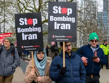 European Protests Erupt Against US and Israeli Military Actions in Iran
