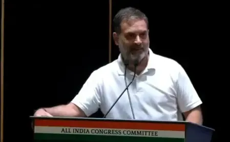 BJP Challenges Rahul Gandhi's Stance on National Identity Amid Controversial Protest