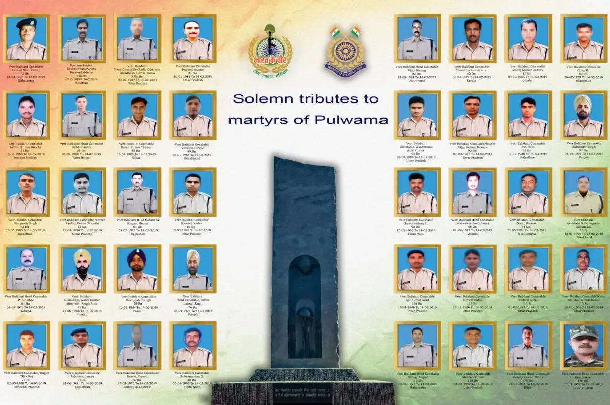 How does every Indian draw strength from the courage of Pulwama martyrs?