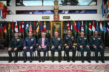 Jawed Ashraf briefs defence officers on India's foreign policy challenges