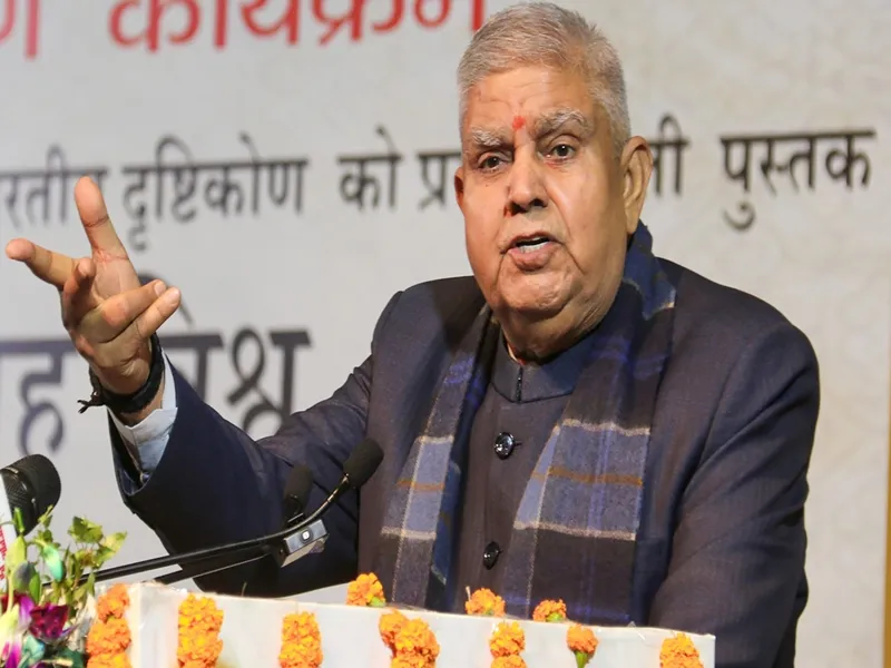 How did Ex-VP Dhankhar captivate Bhopal with his humour and insights after resignation?