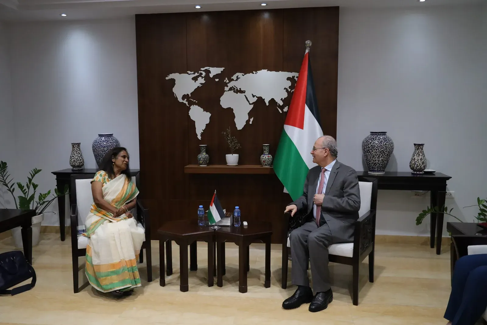 India–Palestine ties: Ranganathan holds talks in Ramallah on health, education push