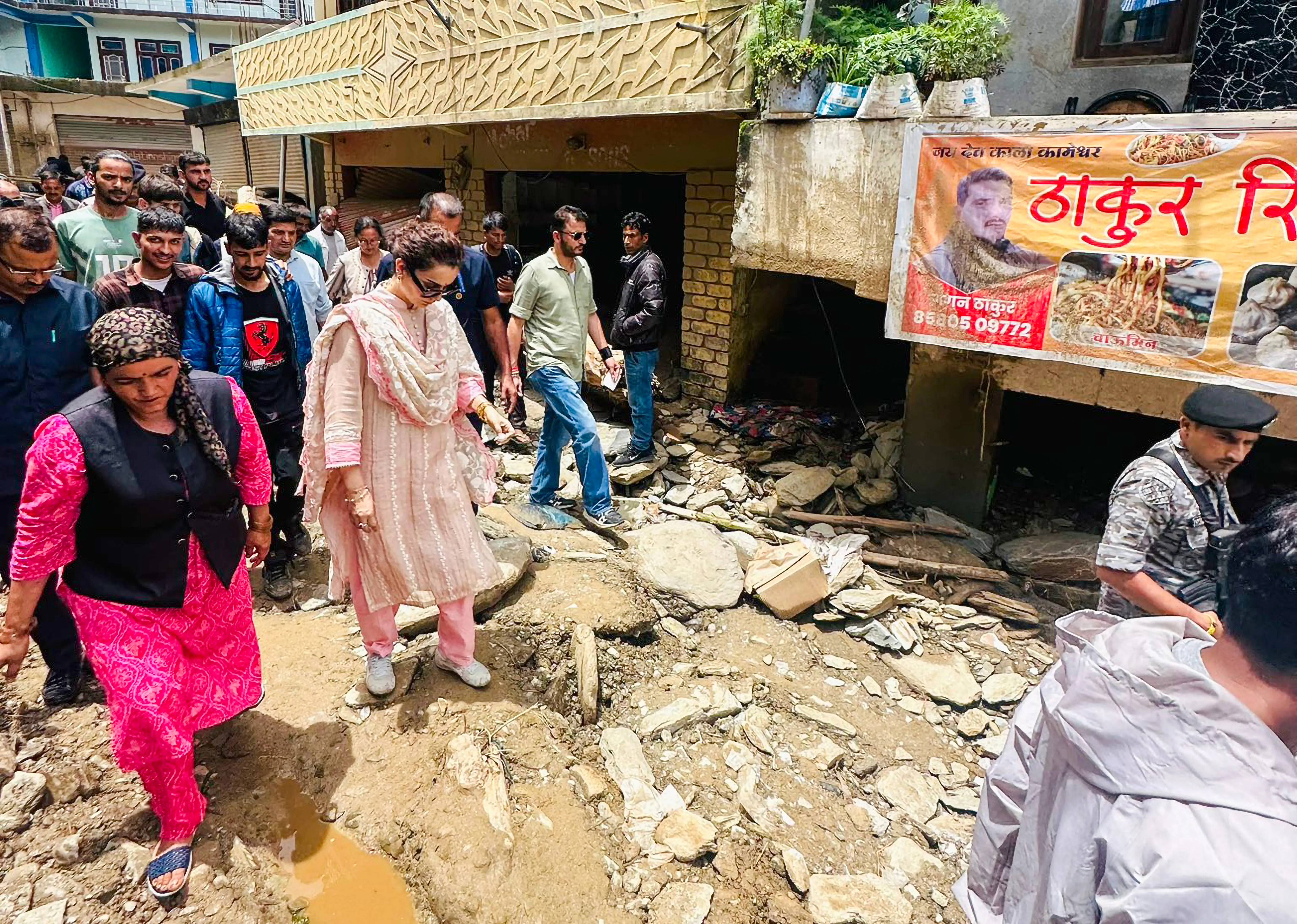 Is BJP MP Kangna Ranaut Facing Backlash for Her Visit to Disaster Areas?