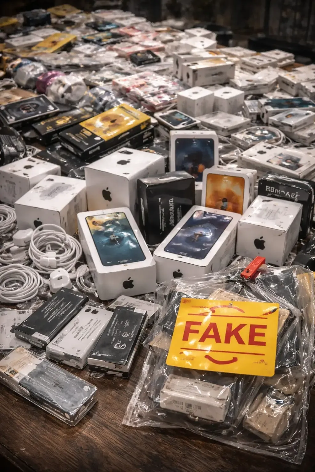 Mumbai Police Cracks Down on Counterfeit Mobile Accessory Ring; Rs 16.33 Lakh in Goods Seized