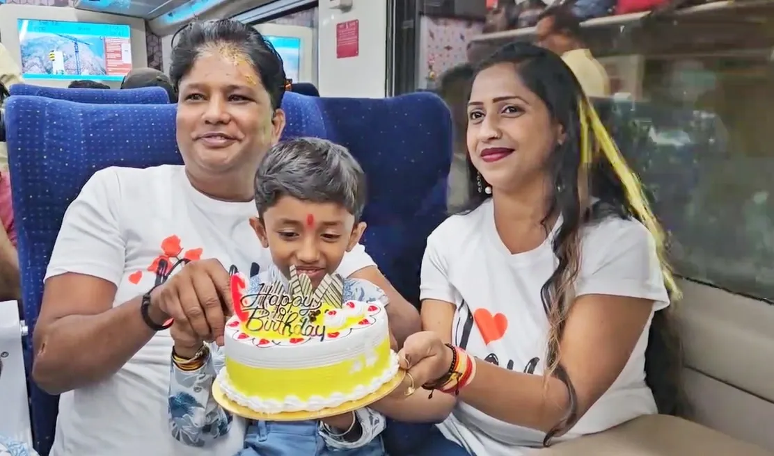 How Did a Family from Varanasi Celebrate Their Son’s Birthday on J&K's Chenab Railway Bridge?
