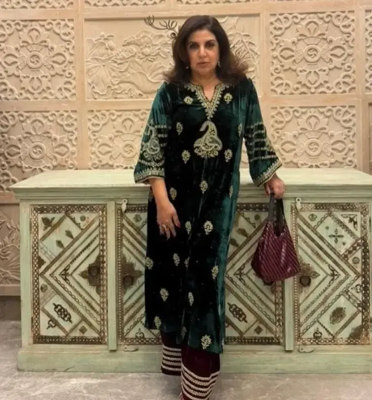 Farah Khan Jokes About Looking Fabulous in Borrowed Attire