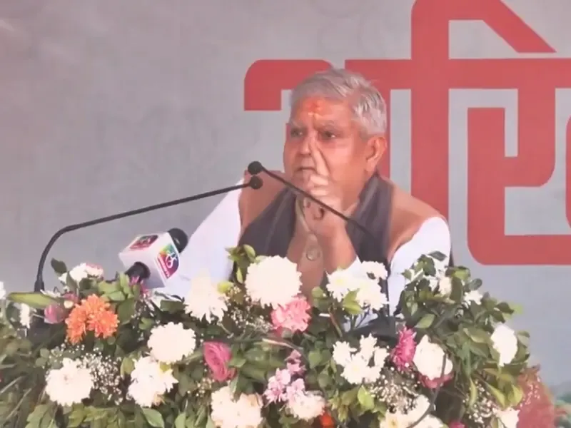 Farmers Essential for Nation's Growth: VP Dhankhar