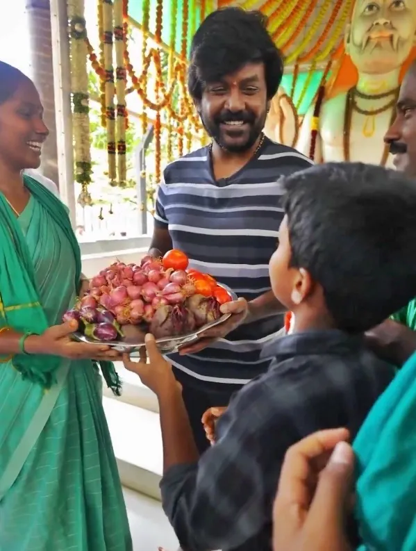 How Did Farmers Show Gratitude to Raghava Lawrence?