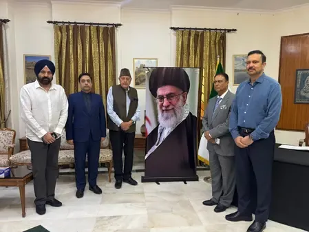 Farooq Abdullah Pays Tribute to Khamenei at Iranian Embassy Following His Death