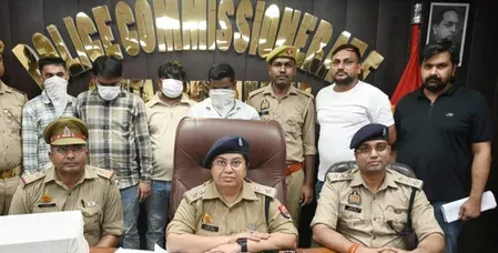 नोएडा में दो फर्जी कॉल सेंटर ध्वस्त, चार साइबर ठग गिरफ्तार; इंडिगो के नाम पर नौकरी का झाँसा