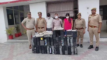 नोएडा में फर्जी कॉल सेंटर का भंडाफोड़: कंपनी संचालक रणबीर सिंह समेत तीन गिरफ्तार, 39 मोबाइल व 10 लैपटॉप बरामद