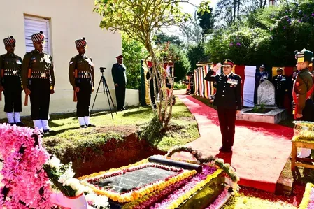 फील्ड मार्शल सैम मानेकशॉ की 18वीं पुण्यतिथि: तीनों सेनाओं ने ऊटी में दी श्रद्धांजलि