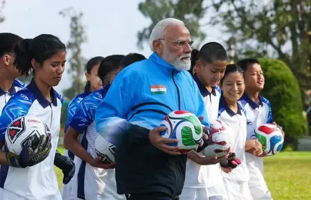 FIFA chief Infantino praises Modi's Gangtok football session with Sikkim children