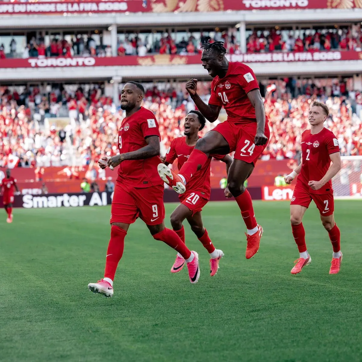 Cyle Larin's 78th-min strike earns Canada historic first World Cup point