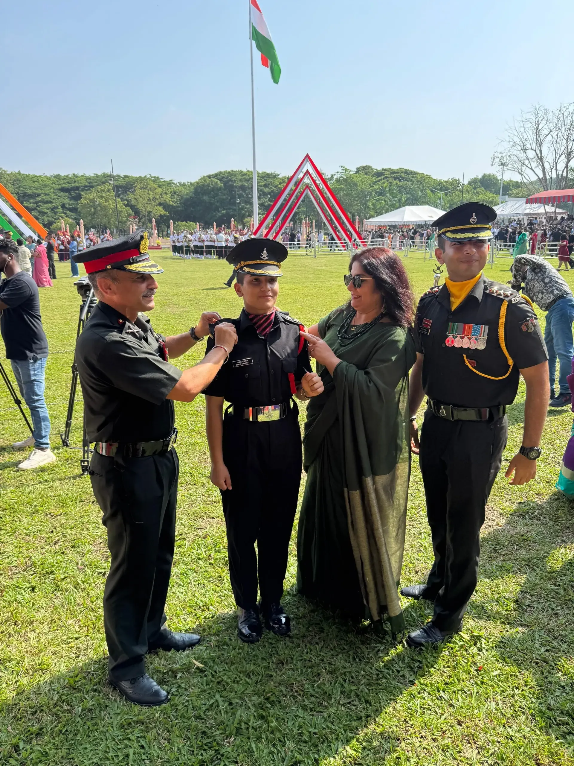 Is a Fifth-Generation Woman Officer Commissioned into the Indian Army at the Passing Out Parade in Chennai?
