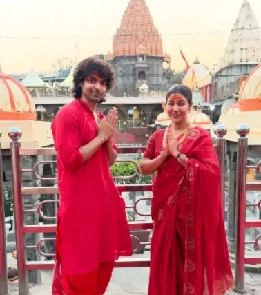 फिल्म 'तुम मेरे हो' से पहले गुरमीत चौधरी पहुंचे महाकालेश्वर, उज्जैन में माँगा सफलता का आशीर्वाद