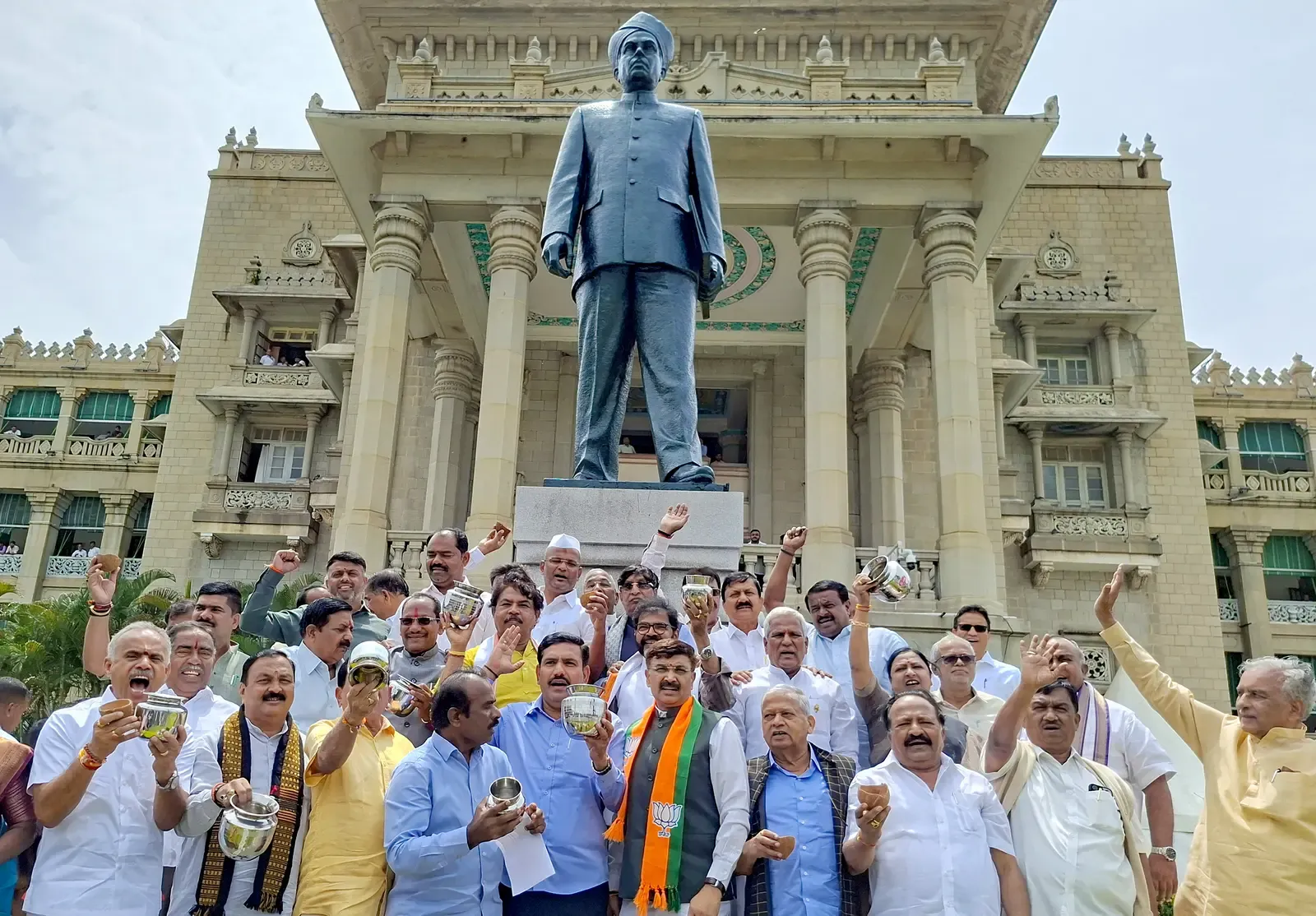 Karnataka fiscal crisis: Vijayendra accuses CM Shivakumar of misleading public