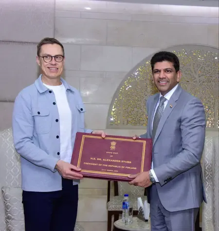 Finnish President Alexander Stubb Completes Successful Visit to India