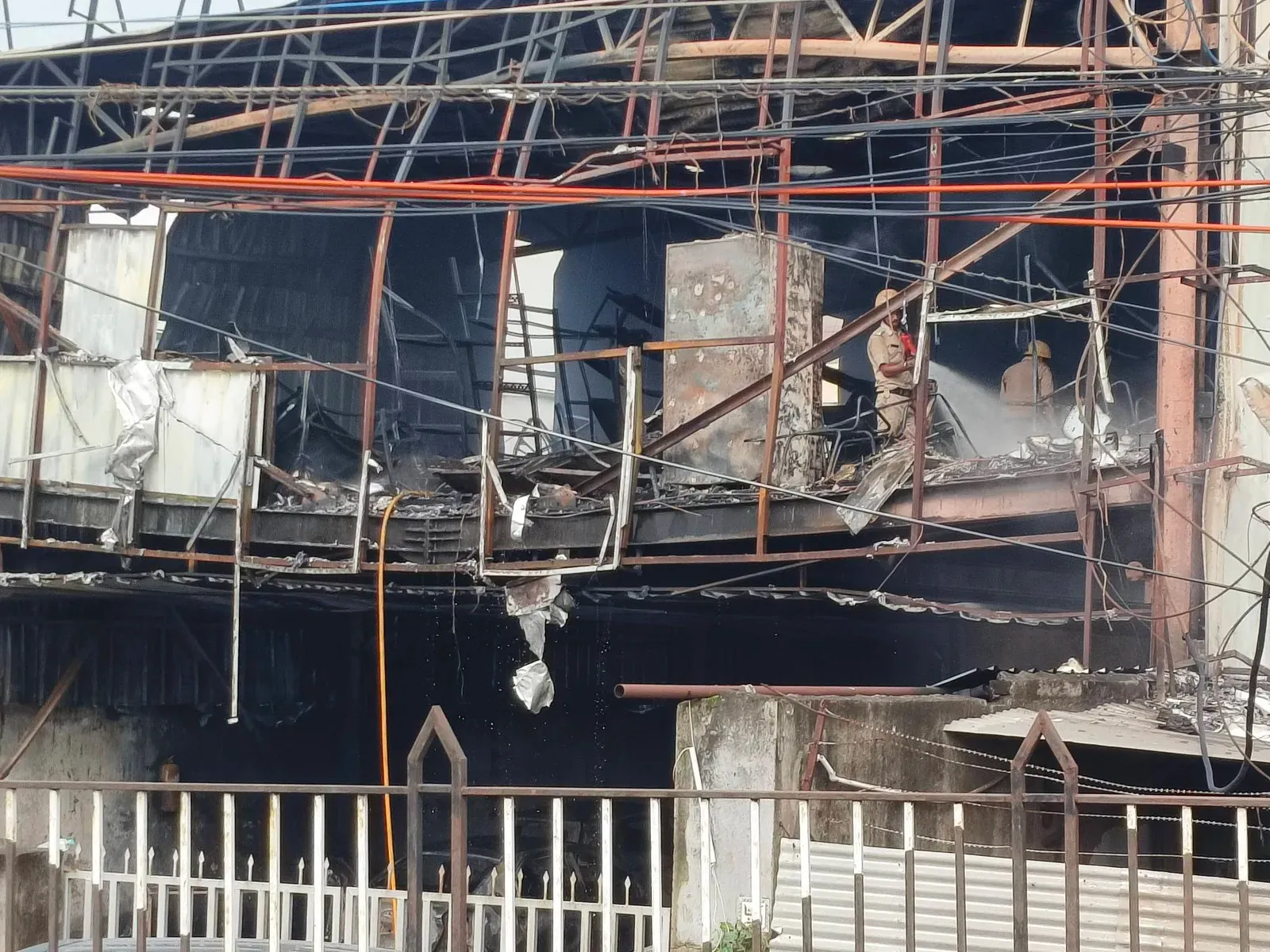 Kolkata showroom fire guts 22 cars in Bankra; no casualties