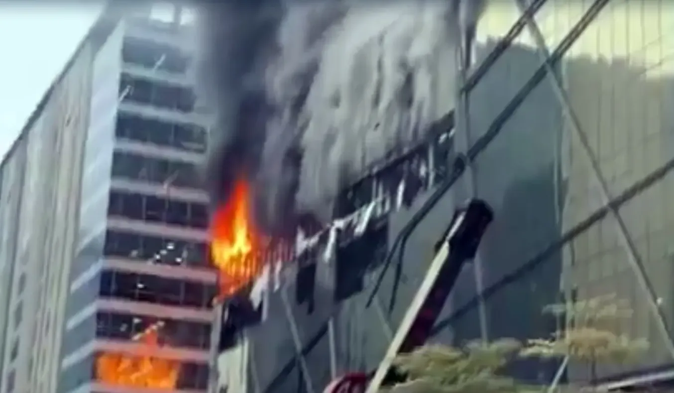 Fire Erupts in High-Rise Structure in Hyderabad’s IT Corridor