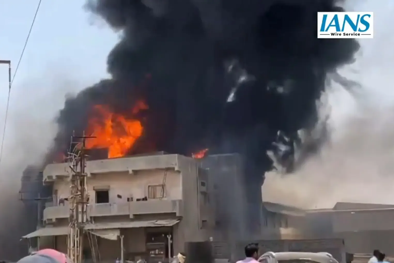 Inferno Strikes Soap Manufacturing Facility in Rajkot, Firefighter Injured During Rescue