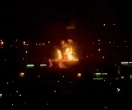 Drone Crash Sparks Fire Near Dubai Airport, No Injuries Reported