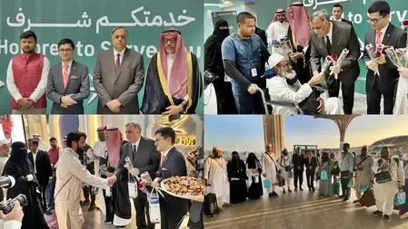 How Was the First Batch of Indian Haj Pilgrims Welcome in Saudi Arabia?