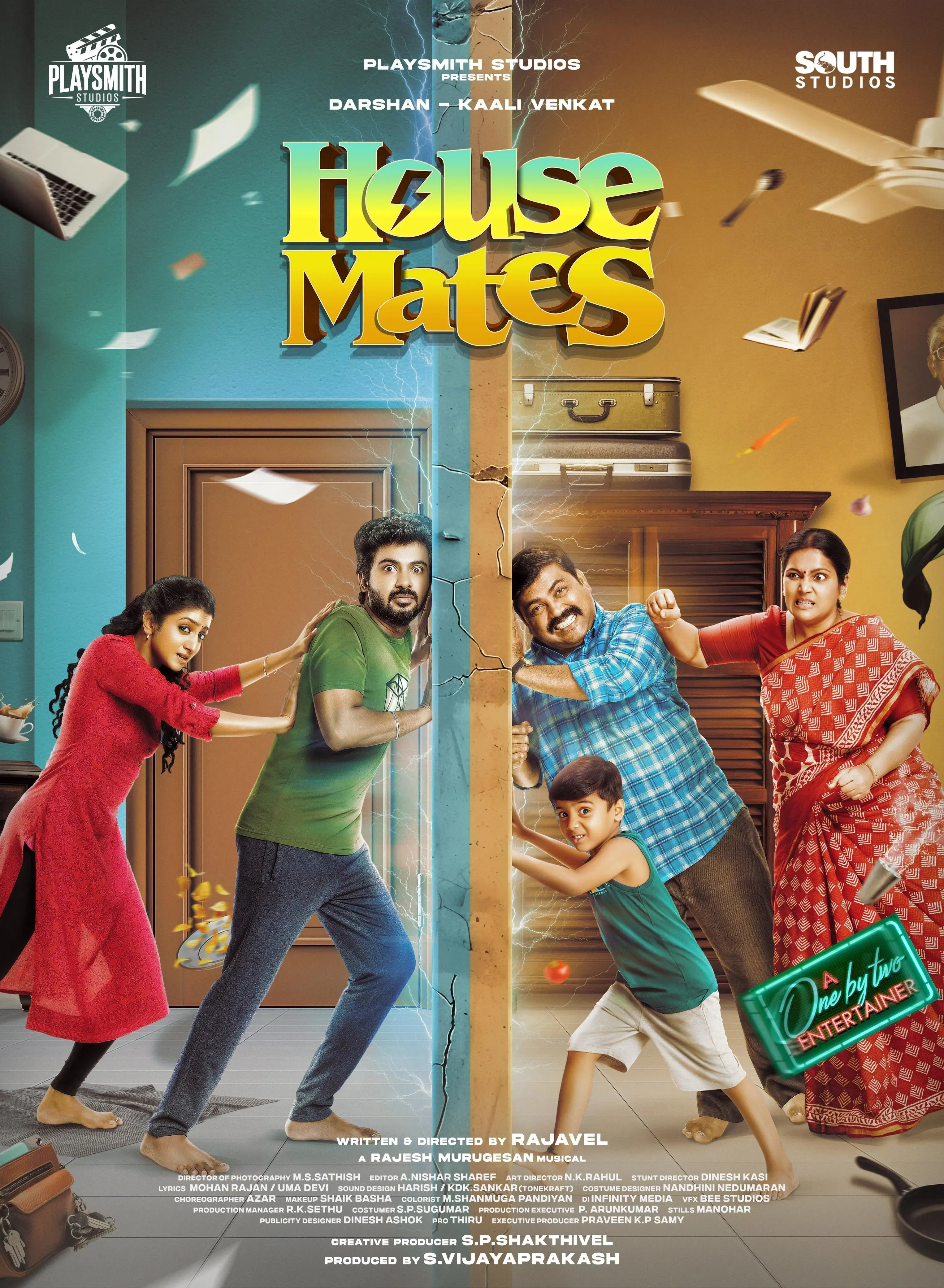 First Glimpse of Darshan and Kaali Venkat's 'House Mates'
