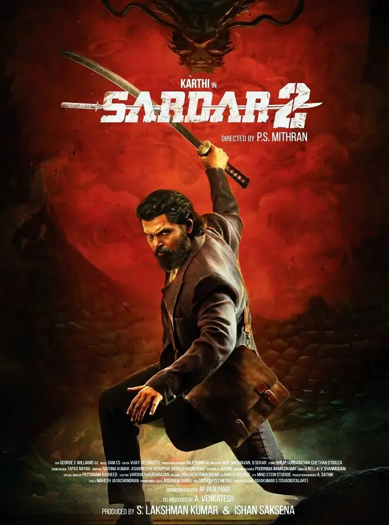 First Glimpse of Karthi's Upcoming Film 'Sardar 2'