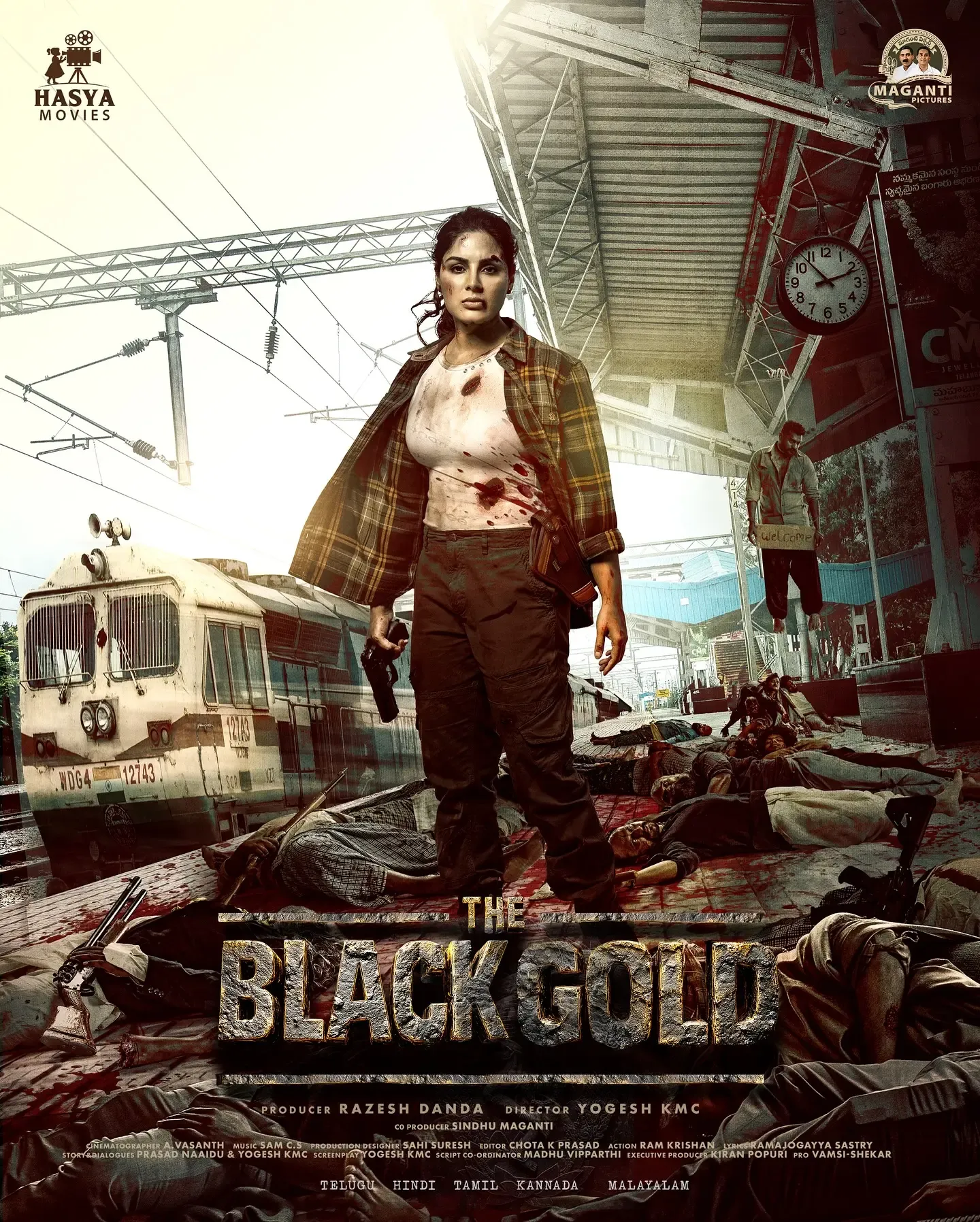 Have You Seen the First Look Poster of Samyuktha's 'The Black Gold'?
