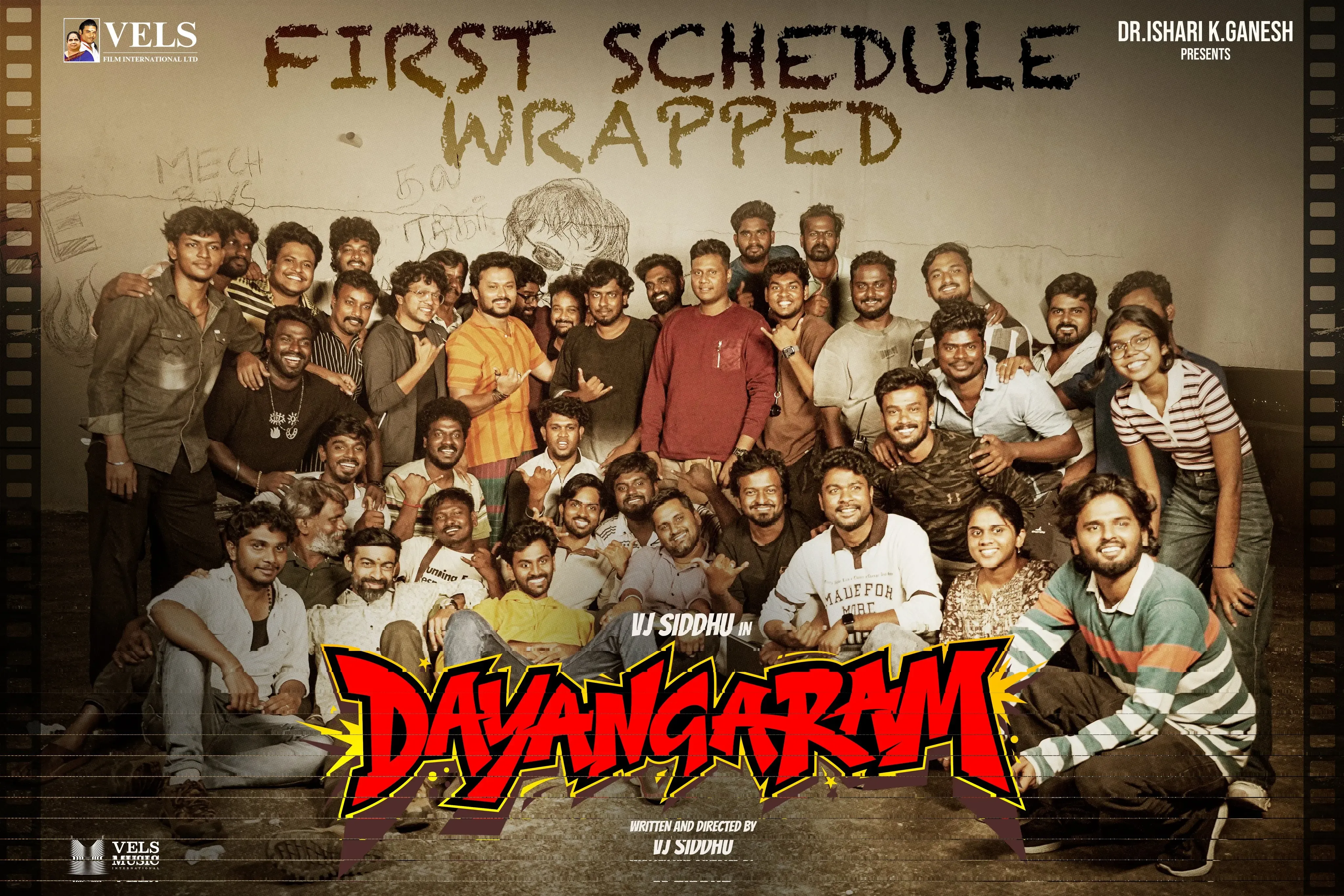 Has YouTuber VJ Siddhu's debut film 'Dayanagaram' completed its first schedule?