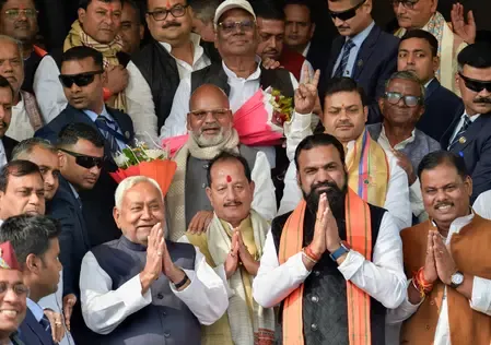 First session of 18th Bihar Legislative Assembly begins; MLAs take oath