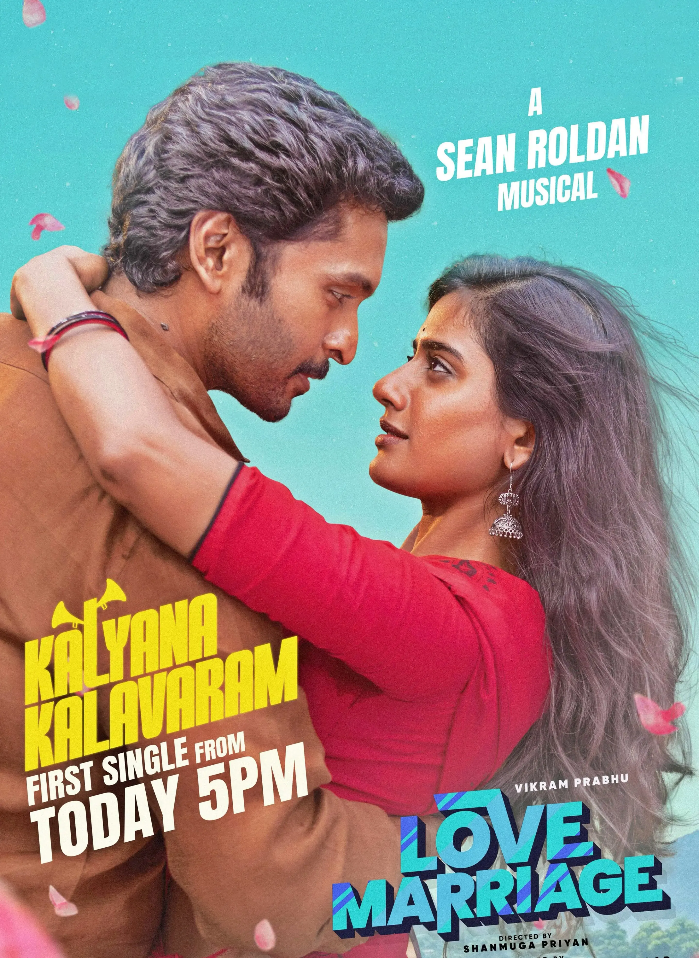 Debut Single 'Kalyana Kalavaram' from Vikram Prabhu’s 'Love Marriage' Unveiled