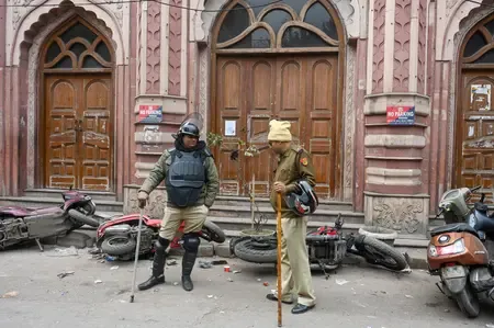Who Were Arrested for Stone-Pelting During Demolition Near Delhi Mosque?