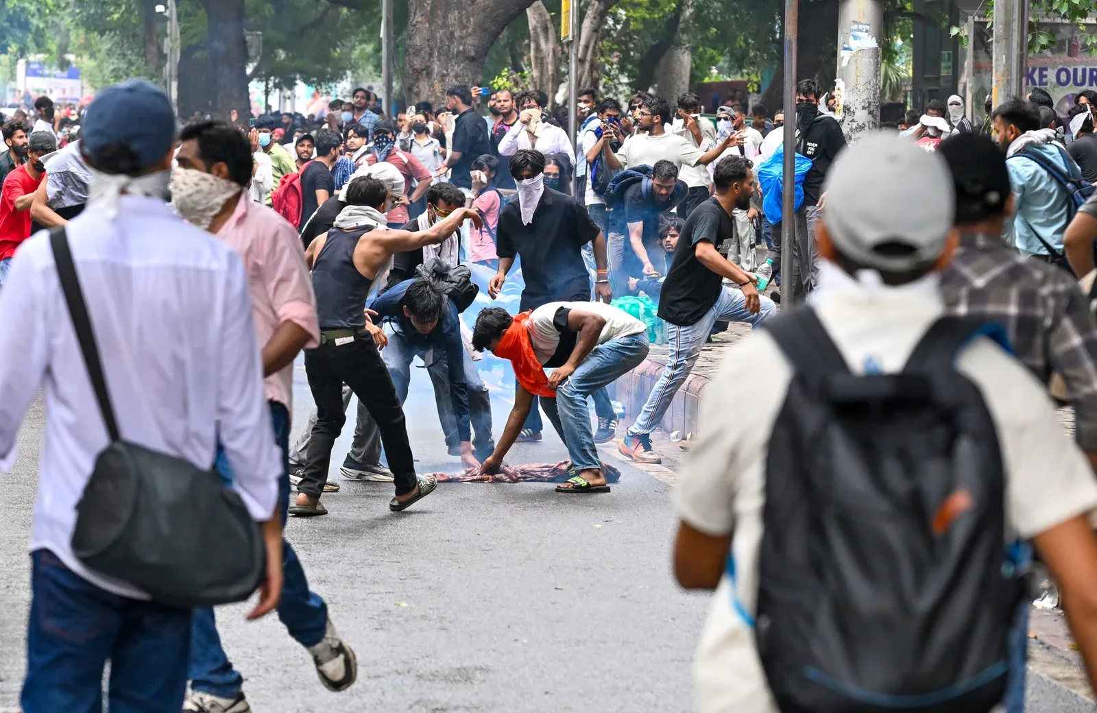 Delhi clashes: 5 FIRs filed as 118+ cops injured in NEET protest violence