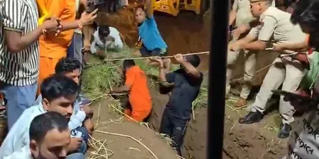 Alwar borewell rescue: 9-year-old Bhanu pulled out safely after 5-hour operation