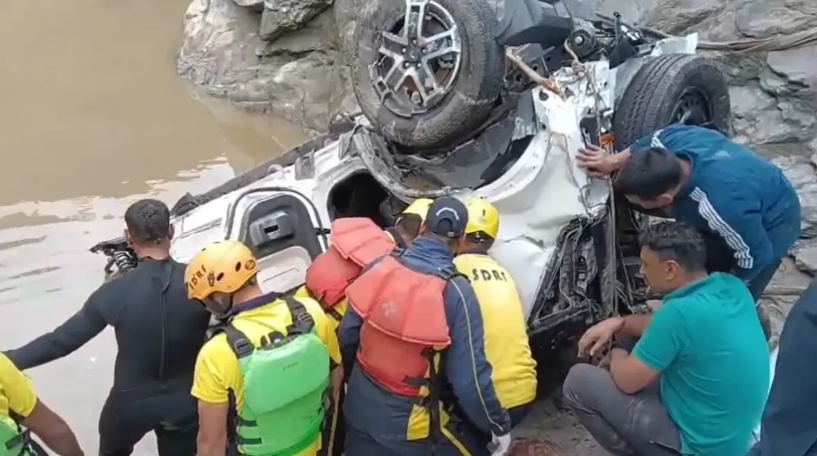 Five Family Members Perish as Vehicle Falls into River in Uttarakhand's Devprayag