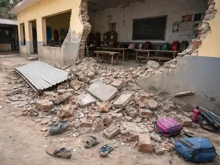 What Happened to the Five-Year-Old Girl in Rajasthan After a School Wall Collapse?