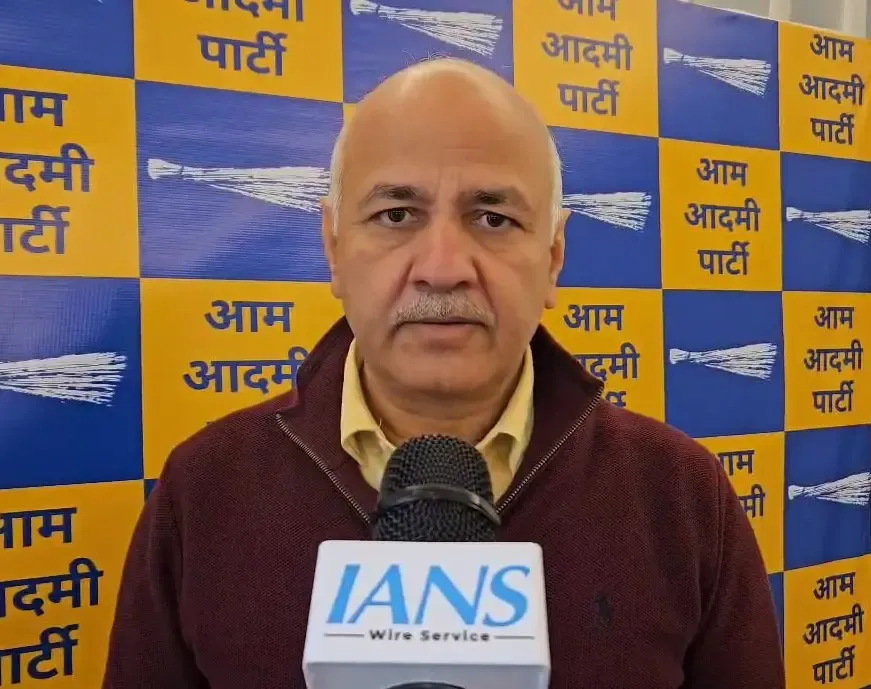 Sisodia Critiques Central Government Over Deteriorating Law and Order in Delhi