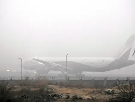 Did a Flight Slide Off the Runway in Finland Due to a Storm?