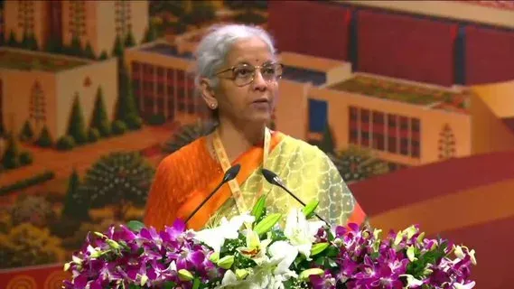 FM Sitharaman Addresses RBI Greenfield Data Centre Launch by PM Modi