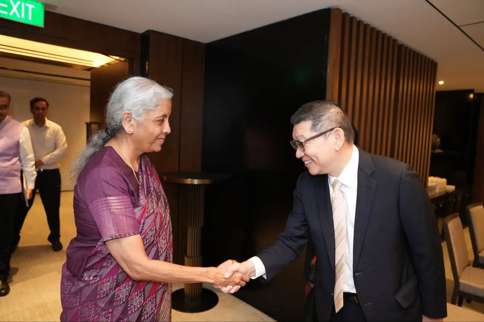 FM Sitharaman meets top CEOs in Singapore, pitches India's growth story
