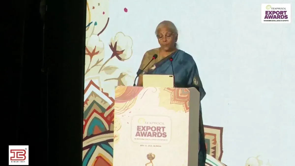 FM Sitharaman Highlights India's Textile Rise at Mumbai Event