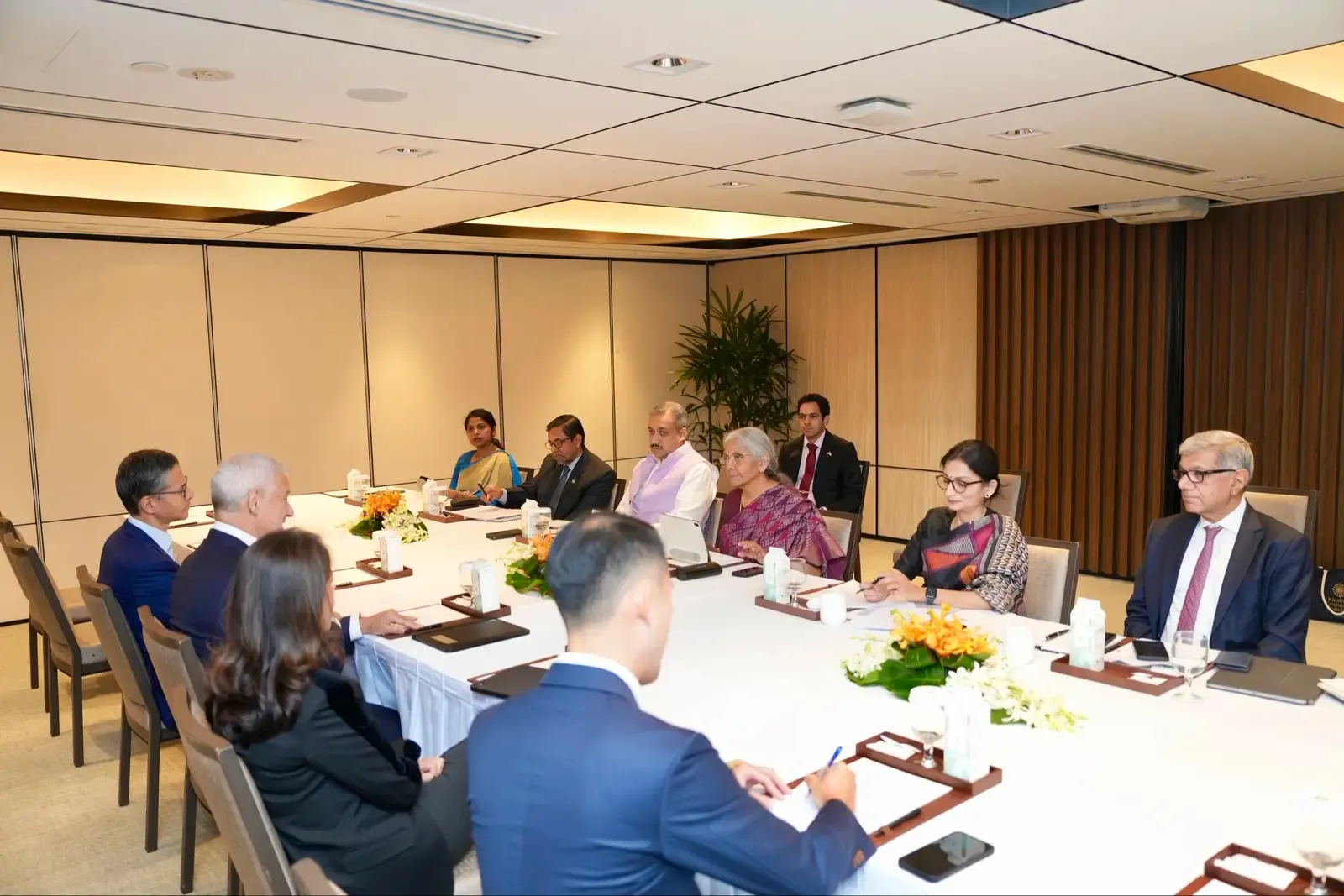 Sitharaman in Singapore: Trade finance, GIFT IFSC and AI on agenda with Standard Chartered