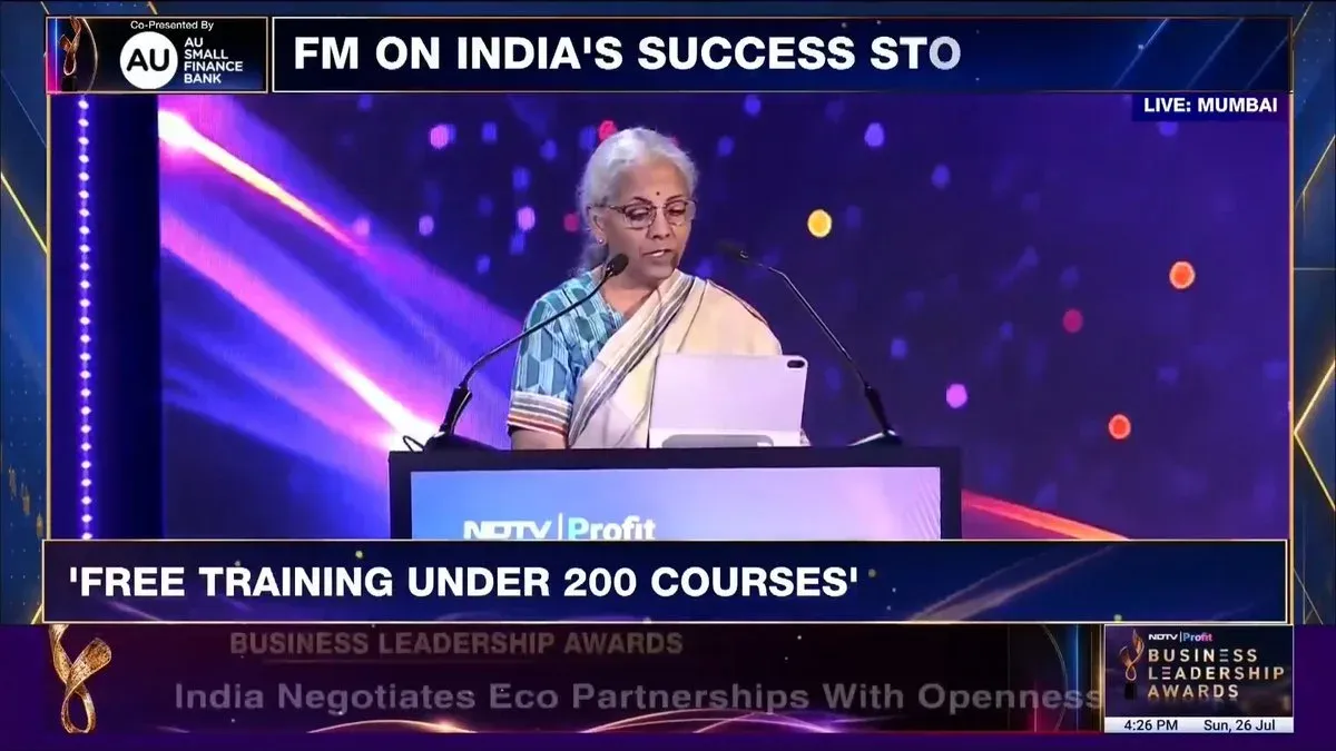 FM Sitharaman: India story written on farms, not just Delhi