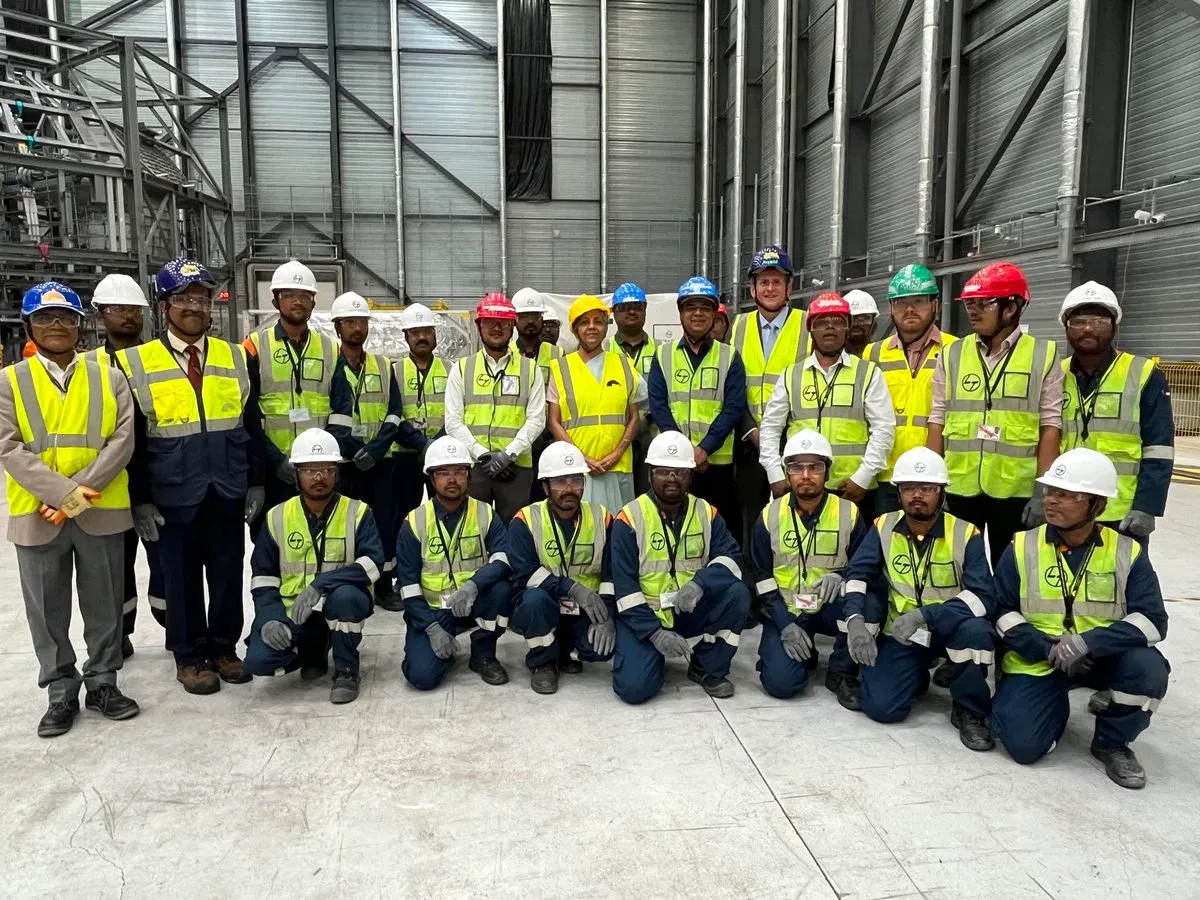 FM Sitharaman Meets L&T Professionals at ITER Project in France